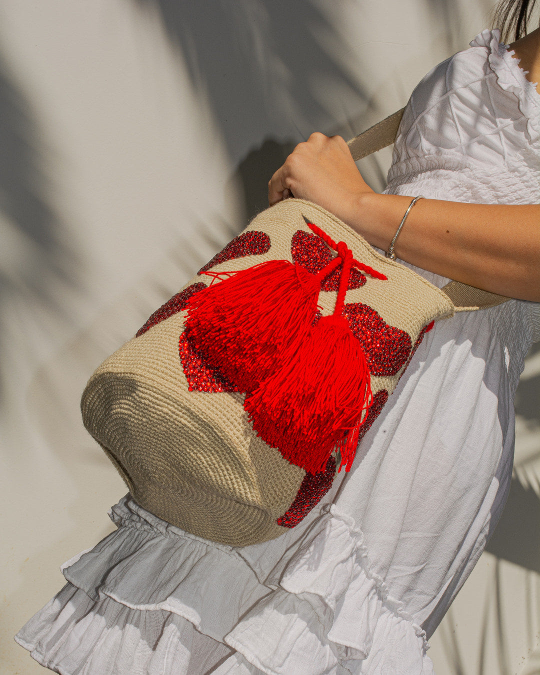 Mochila de corazones red heart