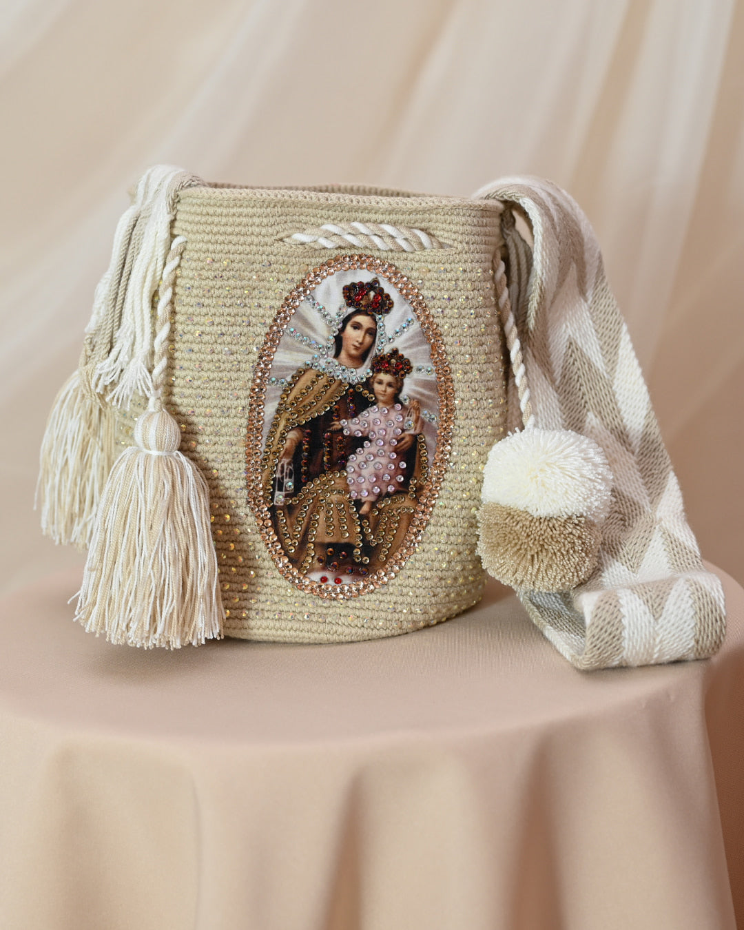 Mochila de la virgen del Carmen