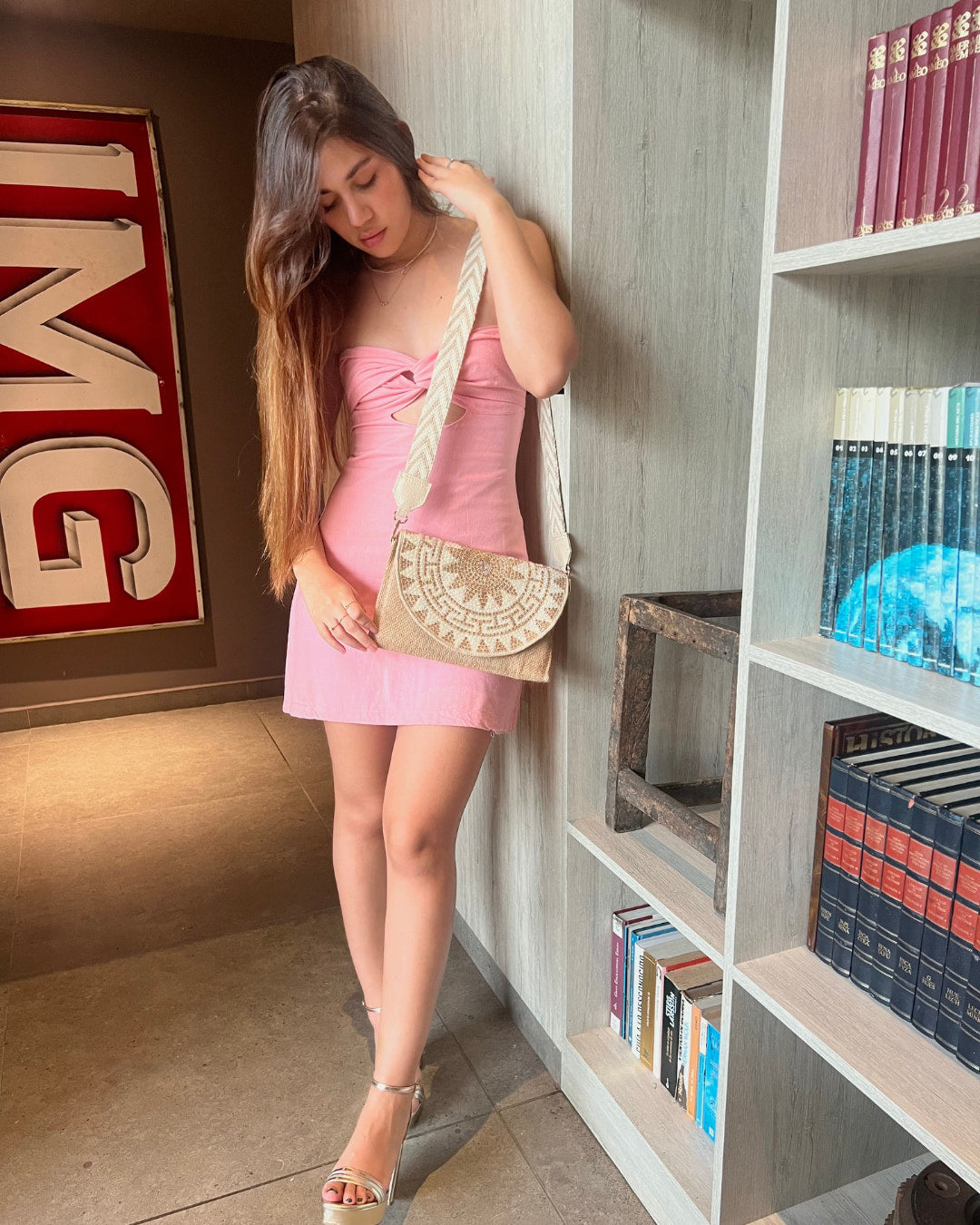 Manos libres destello del desierto beige