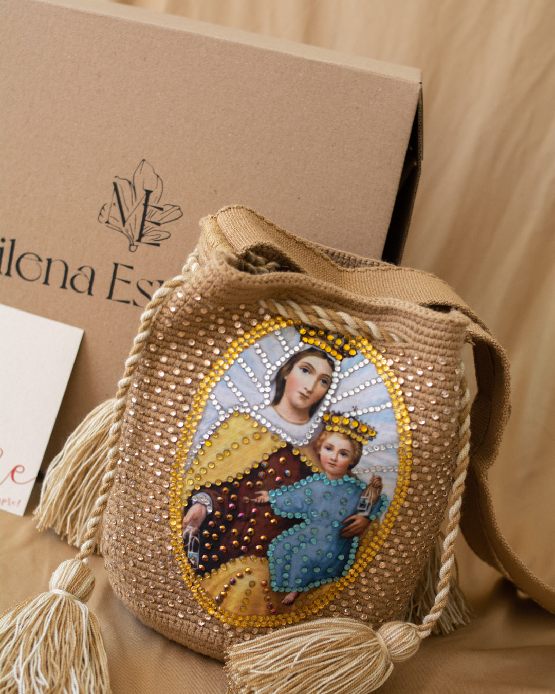 Mochila de la virgen del carmen sereno