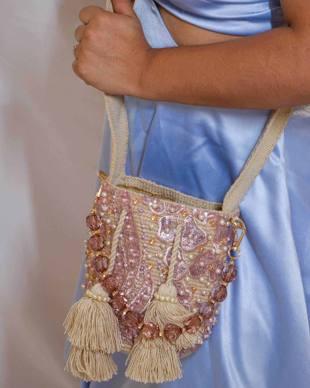 Mochila lila luxe doble uso