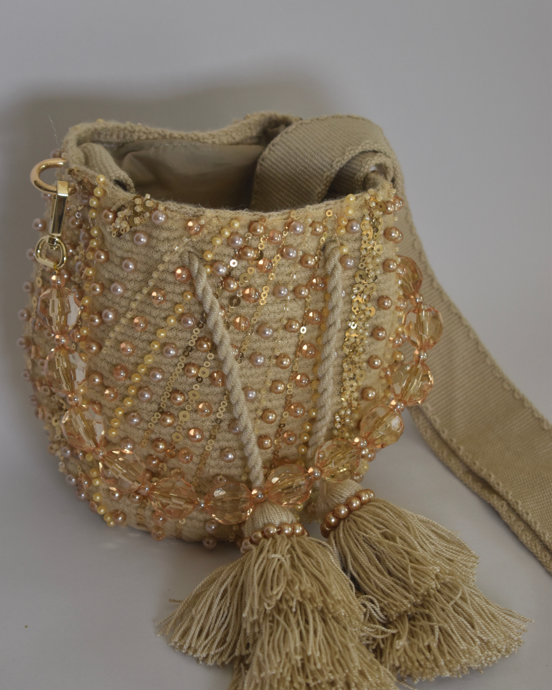 Mochila recamada doble uso Duo Luxe