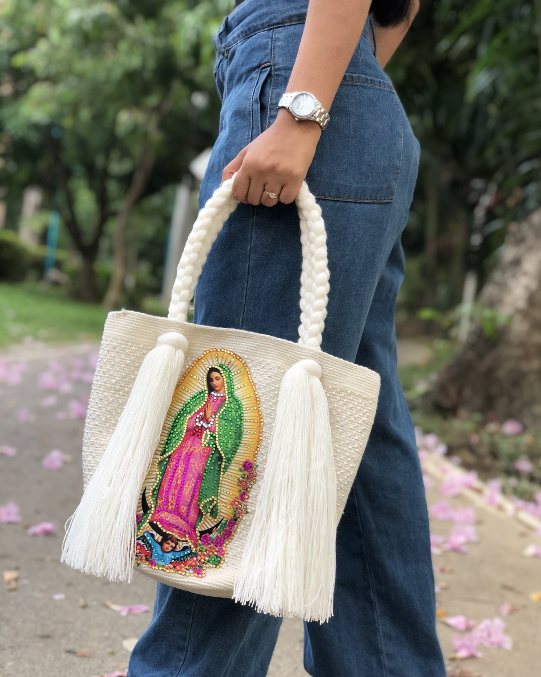 Bolso de la virgen de Guadalupe