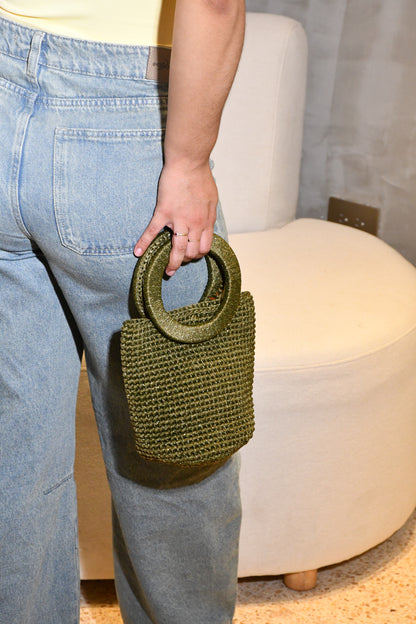 Cartera de mano Olive