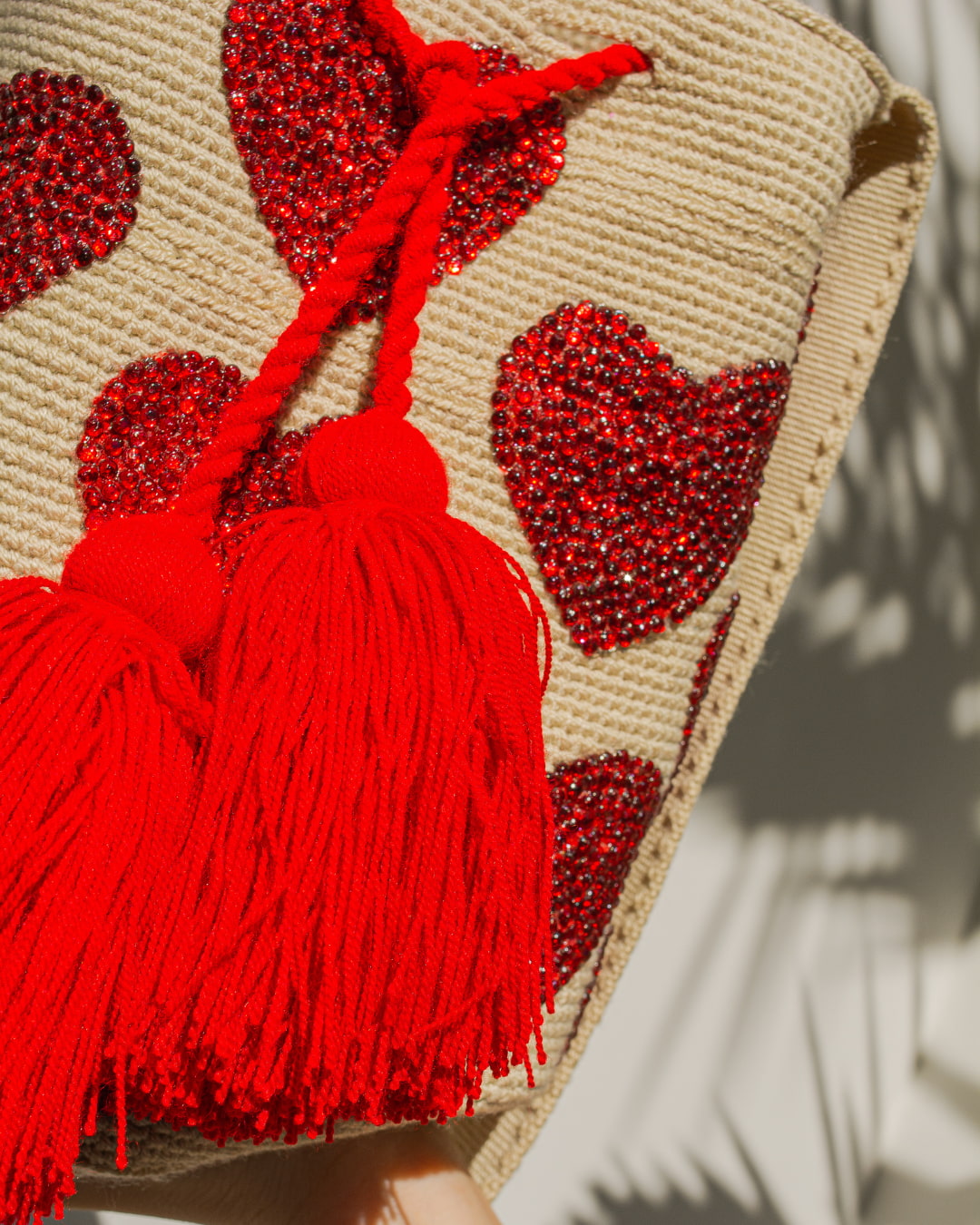 Mochila de corazones red heart