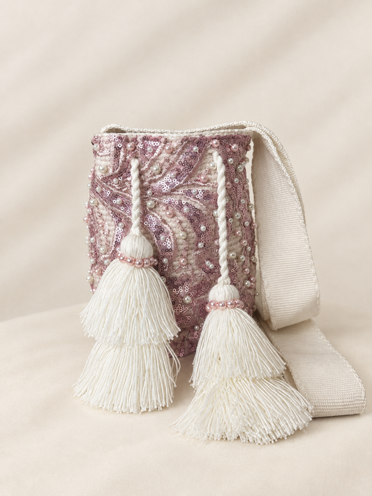 Mochila recamada Lila Luxe