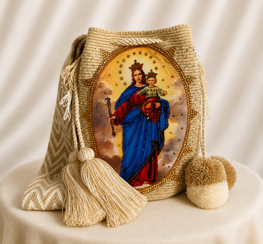 Mochila de la Virgen Maria Auxiliadora