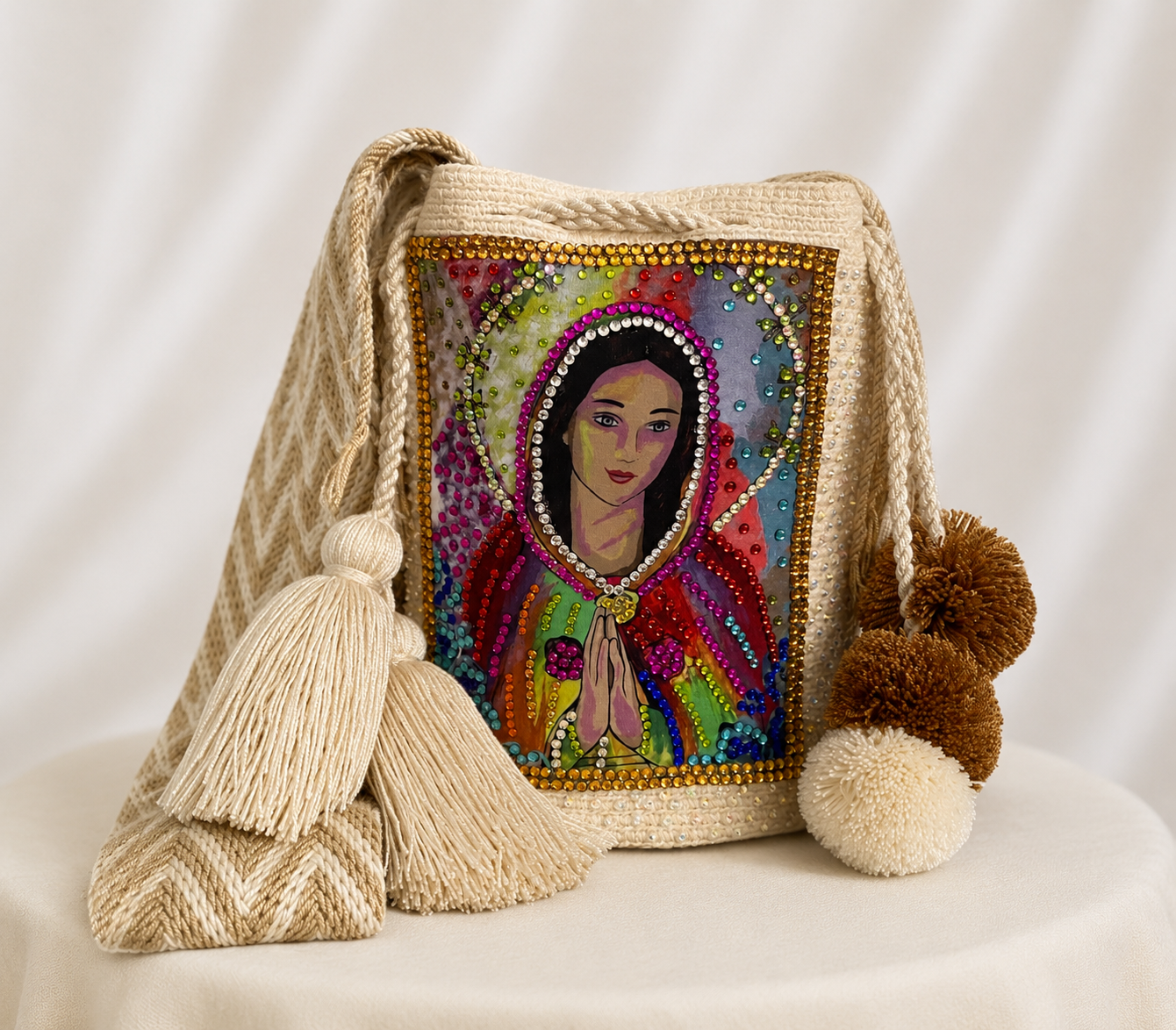 Mochila de la Virgen Maria Colors