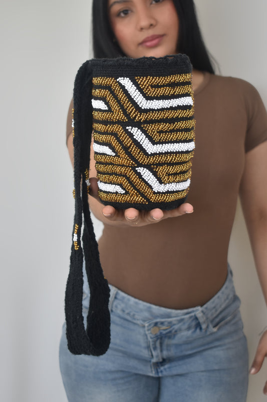 Mochila mini kankuama Black Golden